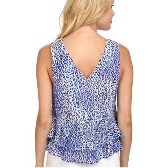 Rebecca Taylor tank size 0 flowy peplum.​​ - Picture 2 of 5